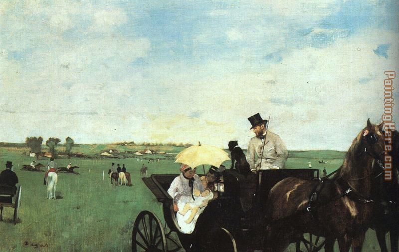 Edgar Degas At the Races in the Country
